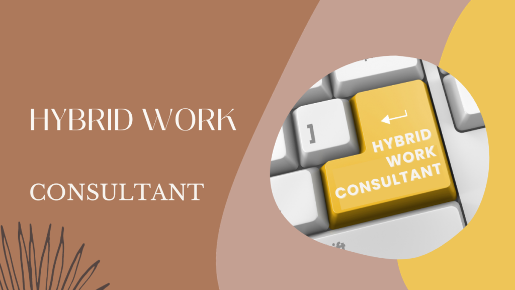 A risk management consultant working with an organisation on its hybrid work structure